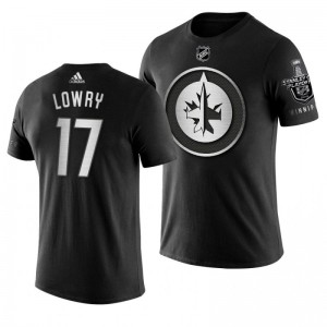 2019 Stanley Cup Playoffs Winnipeg Jets Adam Lowry White Bound Body Checking T-Shirt - Sale