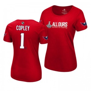 2018 Stanley Cup Champions Pheonix Copley Capitals Red All Ours Women's T-shirt - Sale
