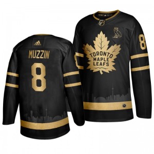 Maple Leafs Golden Edition #8 Jake Muzzin OVO branded Black Jersey - Sale
