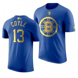 Boston Bruins Charlie Coyle Bruins Royal T-Shirt - Sale