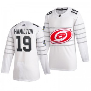 Carolina Hurricanes Dougie Hamilton #19 2020 NHL All-Star Game Authentic adidas White Jersey - Sale