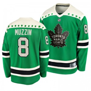 Maple Leafs Jake Muzzin 2020 St. Patrick's Day Replica Player Green Jersey - Sale