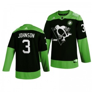 Pittsburgh Penguins Hockey Fight nCoV jack johnson Green Jersey - Sale