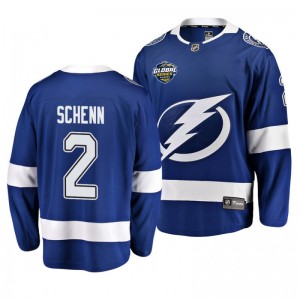 Luke Schenn Lightning 2019 NHL Global Series Breakaway Player Blue Jersey - Sale