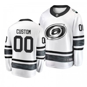Hurricanes Custom White 2019 NHL All-Star Jersey - Sale
