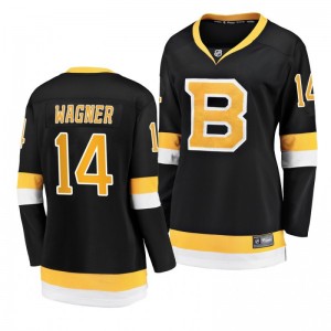 Women's Bruins Chris Wagner Black Alternate Breakaway Premier Jersey - Sale