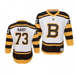 Bruins Charlie McAvoy 2019 Winter Classic White Youth Jersey - Sale