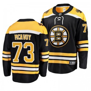 Charlie McAvoy Bruins Black Breakaway Player Home Jersey - Sale