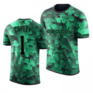 Capitals Pheonix Copley St. Patrick's Day Green Lucky Shamrock Adidas T-shirt - Sale