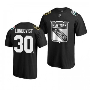 Rangers Henrik Lundqvist Black 2019 NHL All-Star T-shirt - Sale