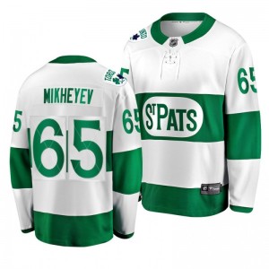 Maple Leafs Ilya Mikheyev Toronto St. Patricks Leafs Forever Throwback Green Jersey - Sale