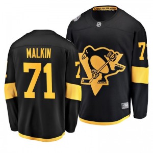 Penguins Men's Evgeni Malkin 2019 NHL Stadium Series Coors Light Breakaway Black Jersey - Sale