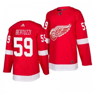 Red Wings Tyler Bertuzzi Red Home Adidas Authentic Jersey - Sale