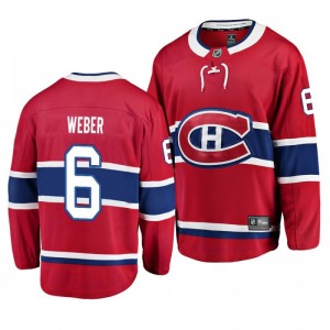Canadiens Shea Weber Home Breakaway Player Red Youth Jersey - Sale
