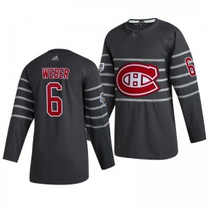 Montreal Canadiens Shea Weber 6 2020 NHL All-Star Game Authentic adidas Gray Jersey - Sale