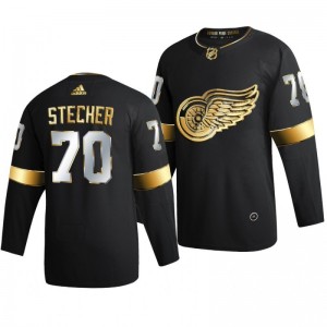 Red Wings Troy Stecher Stecher 2021 Golden Edition Limited Authentic Jersey - Sale
