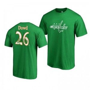 Nic Dowd Capitals 2019 St. Patrick's Day green Forever Lucky Fanatics T-Shirt - Sale