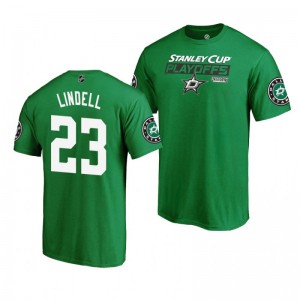 2019 Stanley Cup Playoffs Dallas Stars Esa Lindell Kelly Green Bound Body Checking T-Shirt - Sale