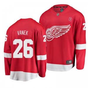 Red Home Breakaway Player Jersey Thomas Vanek Red Wings - Sale