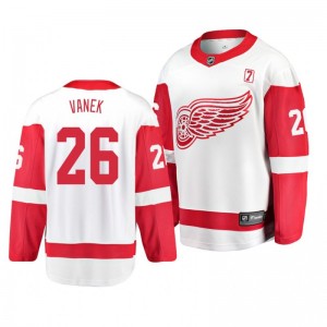 White Away Breakaway Player Jersey Thomas Vanek Red Wings - Sale