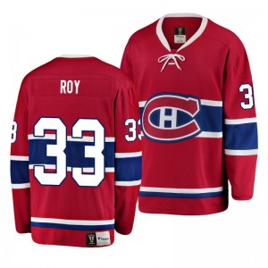 Montreal Canadiens Patrick Roy Premier Breakaway Heritage Jersey Red - Sale