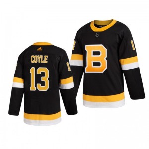 Men's Bruins Charlie Coyle Black Authentic Pro Alternate Jersey - Sale
