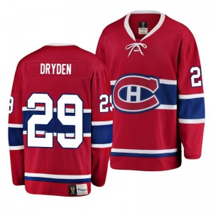 Montreal Canadiens Ken Dryden Premier Breakaway Heritage Jersey Red - Sale