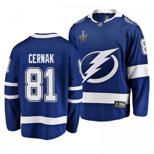Lightning 2019 Stanley Cup Playoffs Erik Cernak Breakaway Player Blue Jersey - Sale