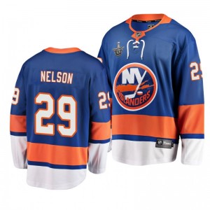 Islanders 2019 Stanley Cup Playoffs Brock Nelson Breakaway Player Royal Jersey - Sale
