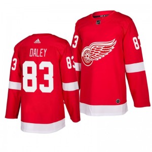 Red Wings Trevor Daley Red Home Adidas Authentic Jersey - Sale