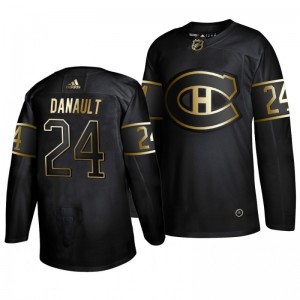 Canadiens Phillip Danault Black Golden Edition Authentic Adidas Jersey - Sale