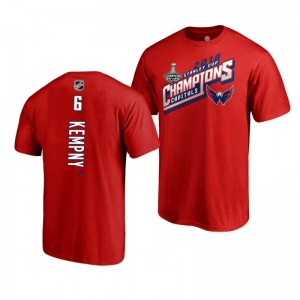 Men's Michal Kempny Capitals 2018 Red Tape to Tape Stanley Cup Champions T-shirt - Sale