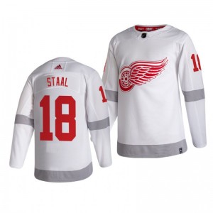 Marc Staal Red Wings Reverse Retro White Authentic Jersey - Sale