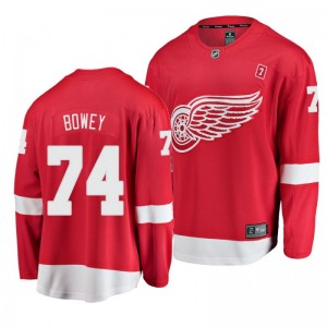 Red Home Breakaway Player Jersey Madison Bowey Red Wings - Sale