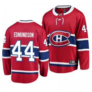 Home Breakaway Player Canadiens Joel Edmundson Red Jersey - Sale