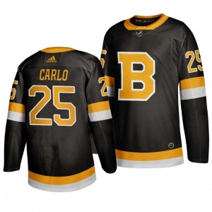 Bruins Brandon Carlo 2019-20 Third Authentic Jersey - Black - Sale