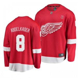 Red Home Breakaway Player Jersey Justin Abdelkader Red Wings - Sale