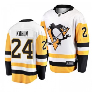 Dominik Kahun Penguins White Breakaway Player Fanatics Branded Away Jersey - Sale