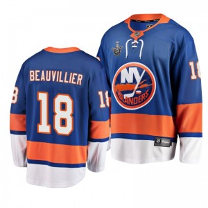 Islanders 2019 Stanley Cup Playoffs Anthony Beauvillier Breakaway Player Royal Jersey - Sale