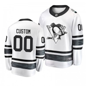 Penguins Custom White 2019 NHL All-Star Jersey - Sale