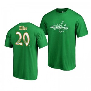 Lars Eller Capitals 2019 St. Patrick's Day green Forever Lucky Fanatics T-Shirt - Sale