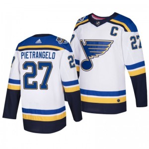 Blues Alex Pietrangelo #27 2020 NHL All-Star Away Authentic White adidas Jersey - Sale