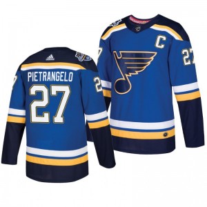 Blues Alex Pietrangelo #27 2020 NHL All-Star Home Authentic Royal adidas Jersey - Sale