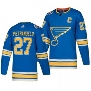 Blues Alex Pietrangelo #27 2020 NHL All-Star Alternate Authentic Blue adidas Jersey - Sale