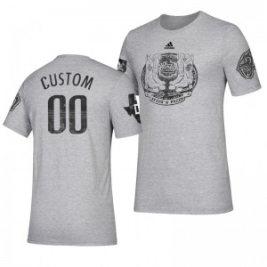 Nashville Predators vs. Dallas Stars 2020 Winter Classic Custom T-Shirt - Gray - Sale