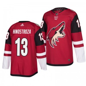 Coyotes Vinnie Hinostroza Red Home Adidas Authentic Jersey - Sale
