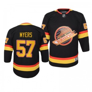 Tyler Myers Vancouver Canucks 2019-20 Flying Skate Premier Black Throwback Jersey - Youth - Sale