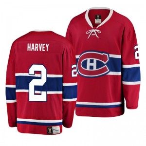 Montreal Canadiens Doug Harvey Premier Breakaway Heritage Jersey Red - Sale