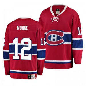 Montreal Canadiens Dickie Moore Premier Breakaway Heritage Jersey Red - Sale