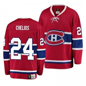 Montreal Canadiens Chris Chelios Premier Breakaway Heritage Jersey Red - Sale